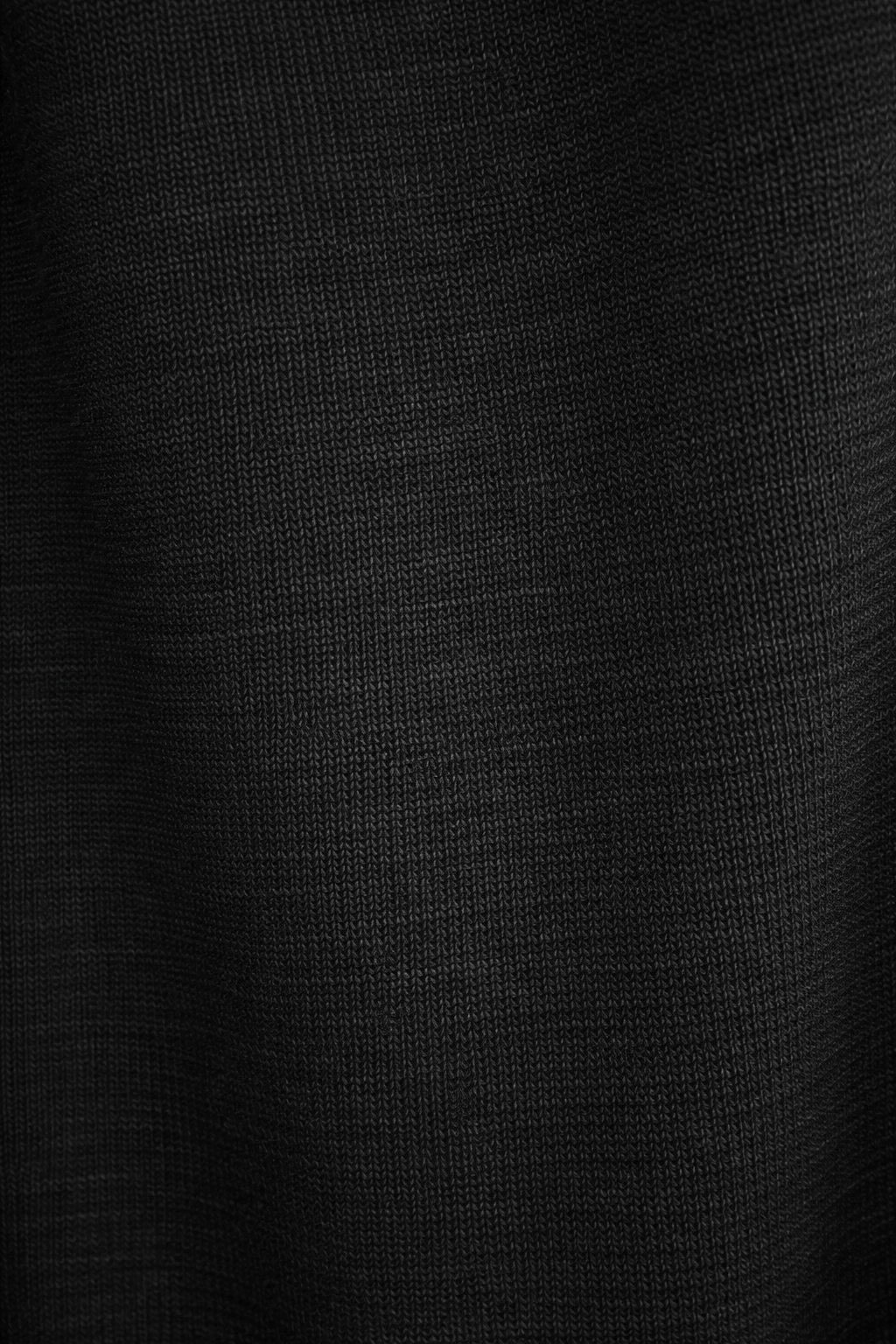 Svart 100% Merino prjónaefni