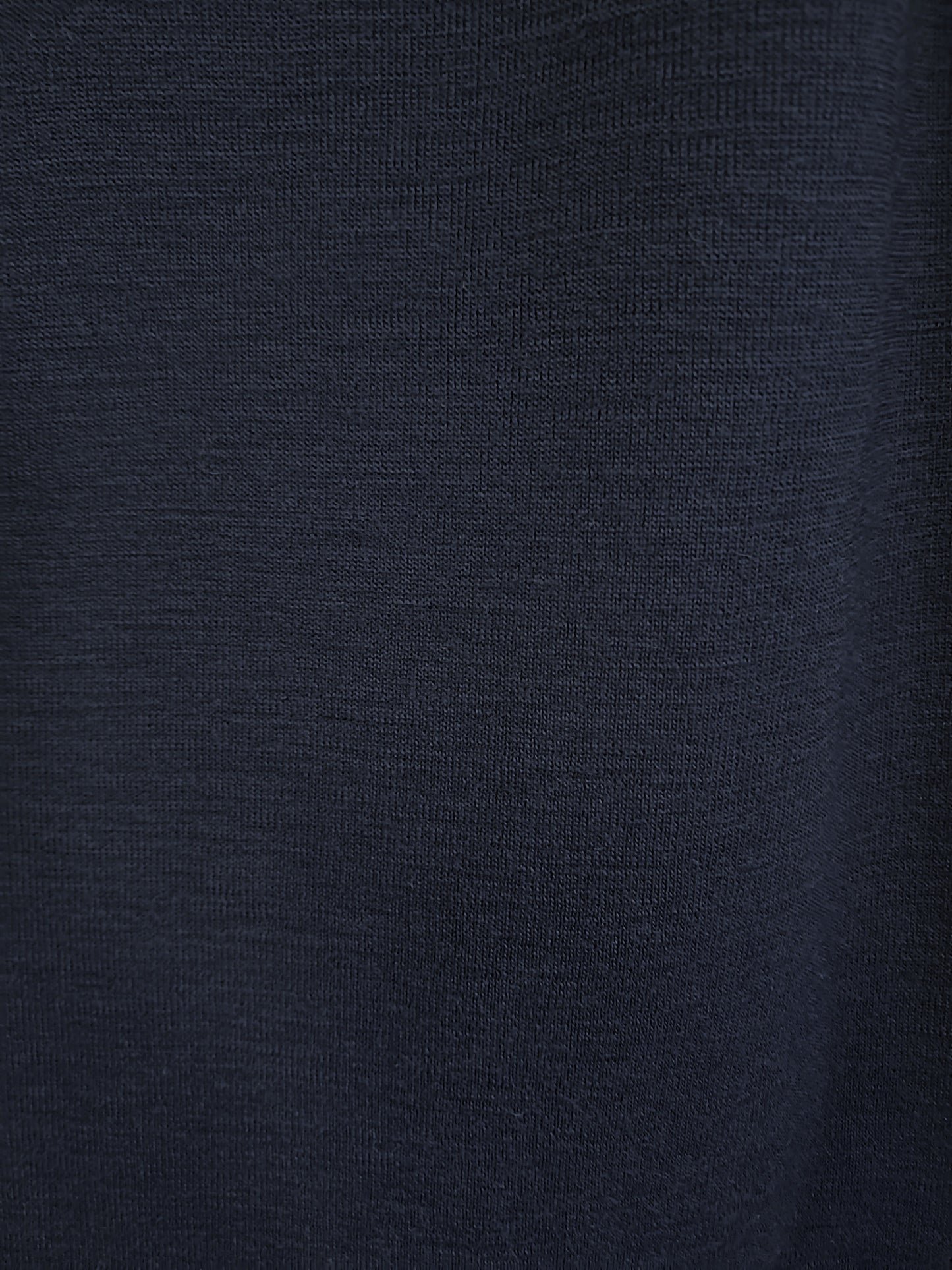 Dökkblátt 100% Merino prjónaefni