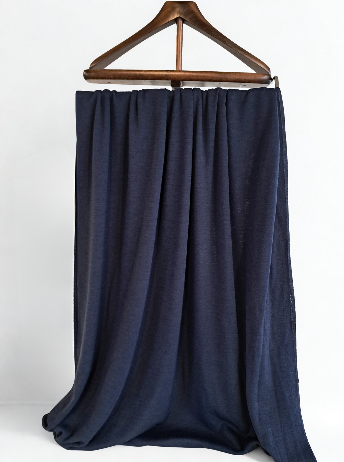 Dökkblátt 100% Merino prjónaefni