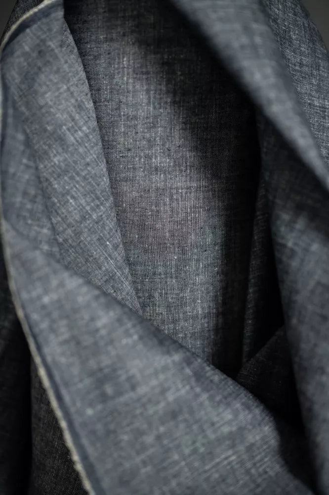 Chambray denim - hampur/lífræn bómull