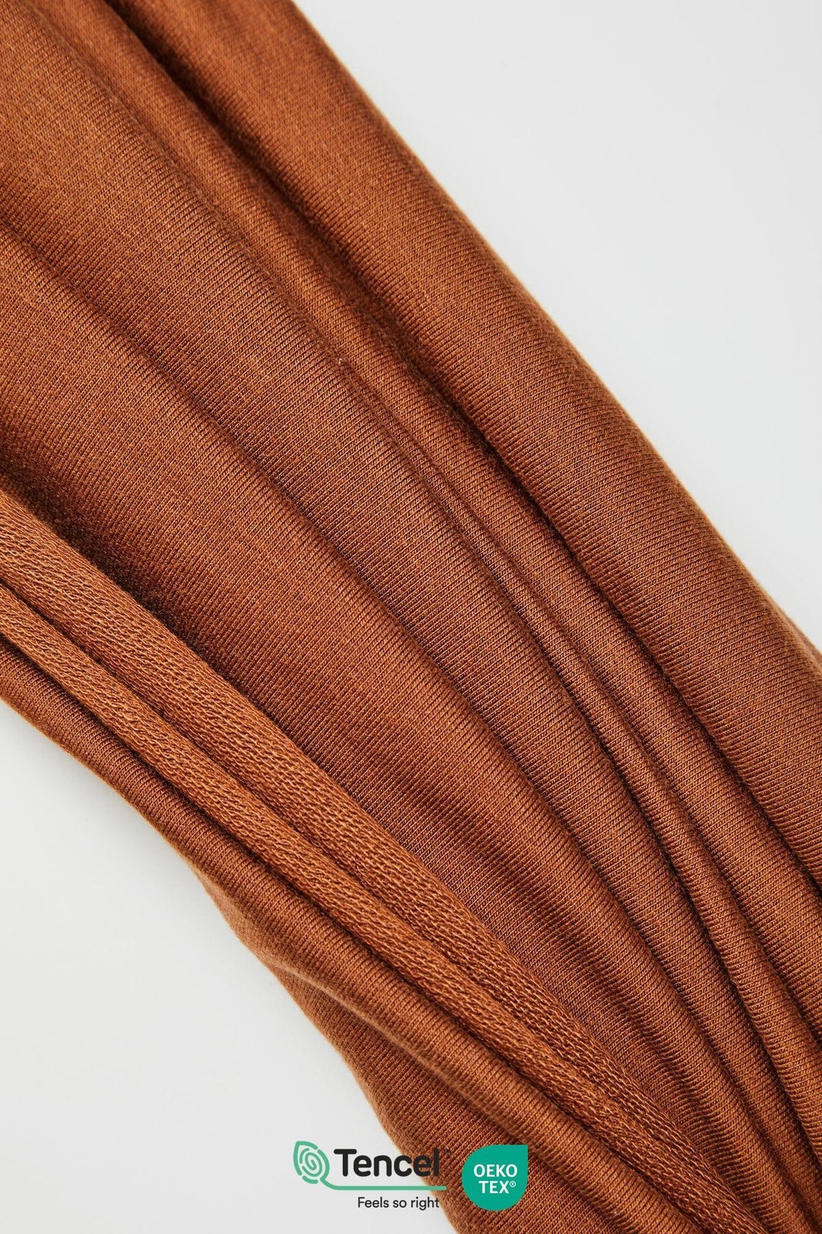 Tencel™ franskt terrí í haustbrúnu