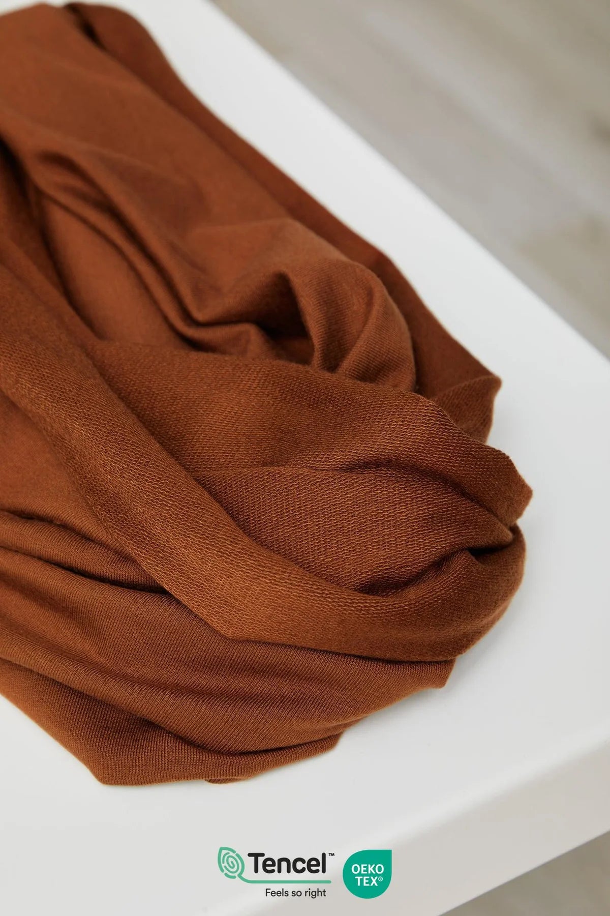 Tencel™ franskt terrí í haustbrúnu