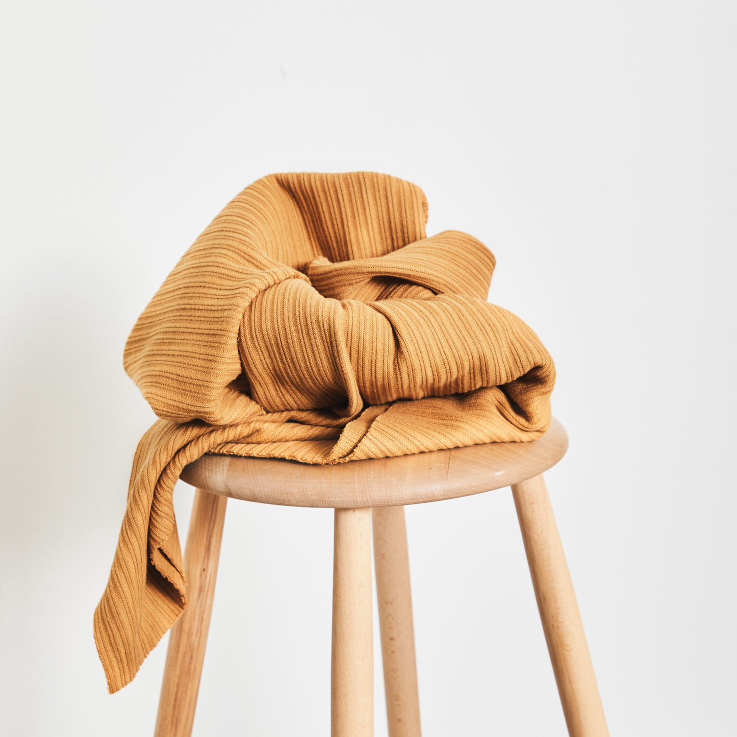 Sinnepsgult Selanik prjónaefni 100% lífræn bómull